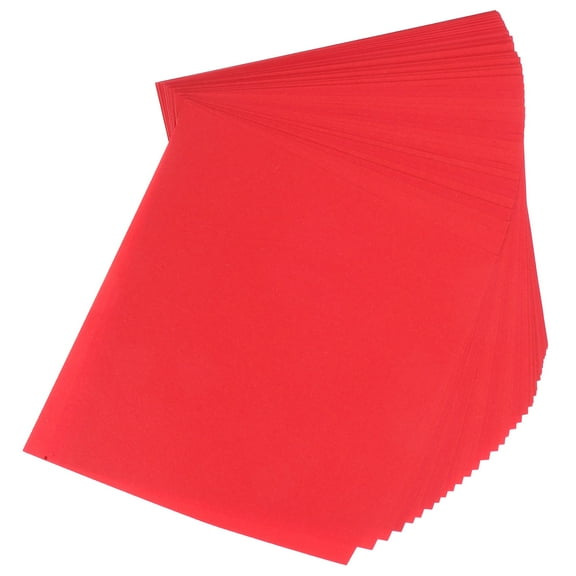 HOOWIFFY Origami Crane Paper Double Sided Red Design 200 Sheets for Beginners Crafting and Folding Art