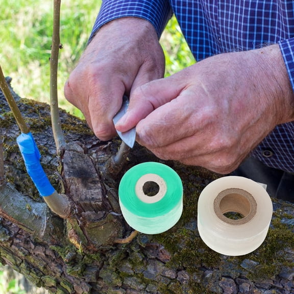 HOOWIFFY Weatherproof Outdoor Plant Grafting Tape, Self-Adhesive PVC Gardening Tape in Assorted Colors for Plant Care