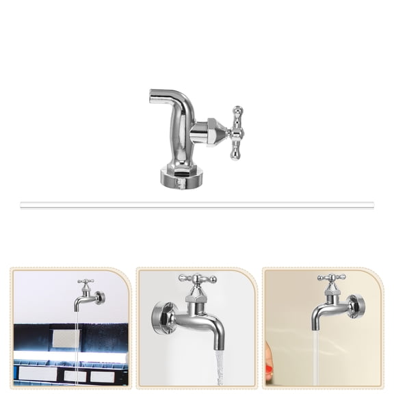 HOOWIFFY Outdoor Garden Plastic Fountain Spout with Invisible Design, Precise Fit for Elegant Water Feature Decoration