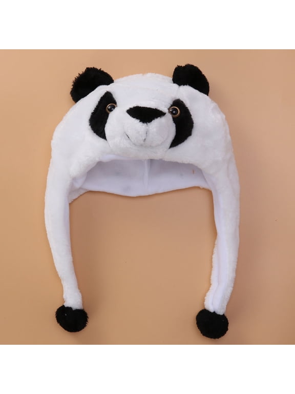 Panda Animal Hat Plush Winter Ski Style for Adults Season