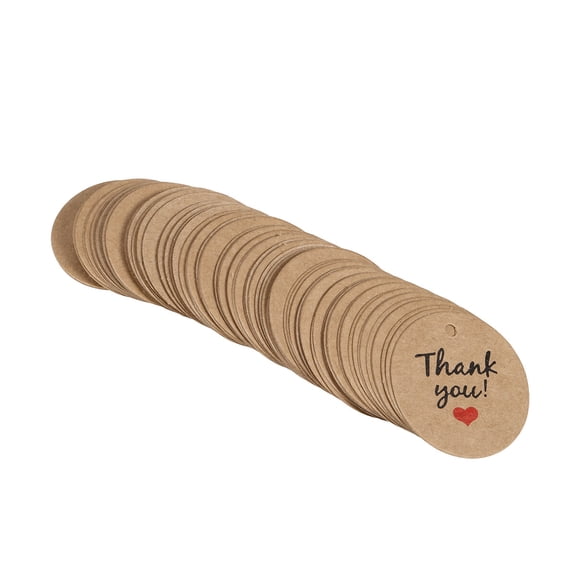 HOOWIFFY Paper Thank You Tags 200Pcs for Wedding Guests and Party Attendees
