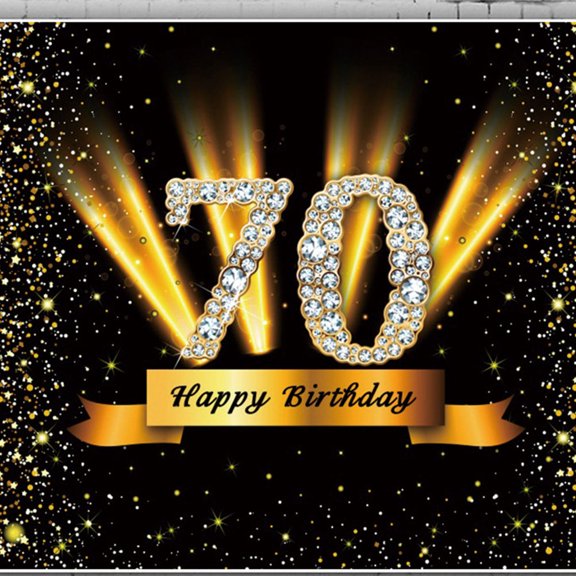 HOOWIFFY Shiny Letter Design Photographic Background Cloth for Birthday Party Photo Booth and Decoration