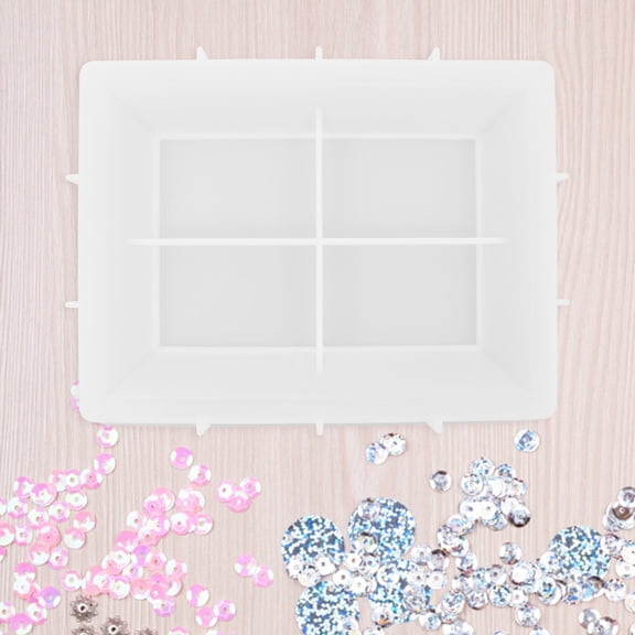 HOOWIFFY Flexible Silicone Photo Frame Mold for DIY Epoxy Resin Craft Projects