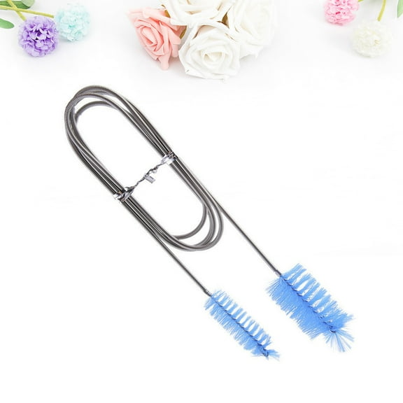 HOOWIFFY Pipeline Brush Tool 1Pcs with Stainless Steel Spring for Tubes