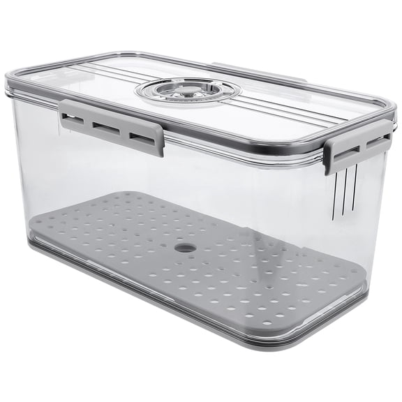 HOOWIFFY Clear Plastic Toast Box with Sealed Design for Fresh Kitchen Storage