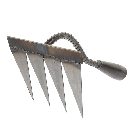 HOOWIFFY Premium Steel Garden Cultivating Tool for Raking Soil and Removing Weeds