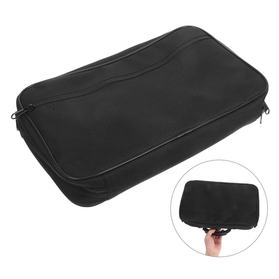 HOOWIFFY Portable Clarinet Storage Container Black Waterproof with Durable Oxford Material