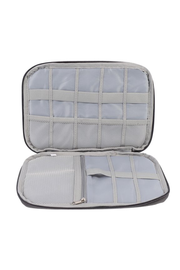 Oxford Cloth Watch Bag Portable and Durable Storage Grey 1Pc