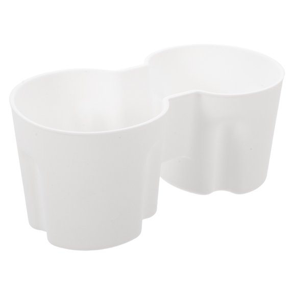 HOOWIFFY Premium White Silicone Car Center Console Cup Holder Insert Compatible with Tesla Model Y and 3