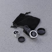 HOOWIFFY Mobile Camera Lens Kit with Wide Angle, Macro, and 180  Fisheye Lens for Enhanced Smartphone Photography