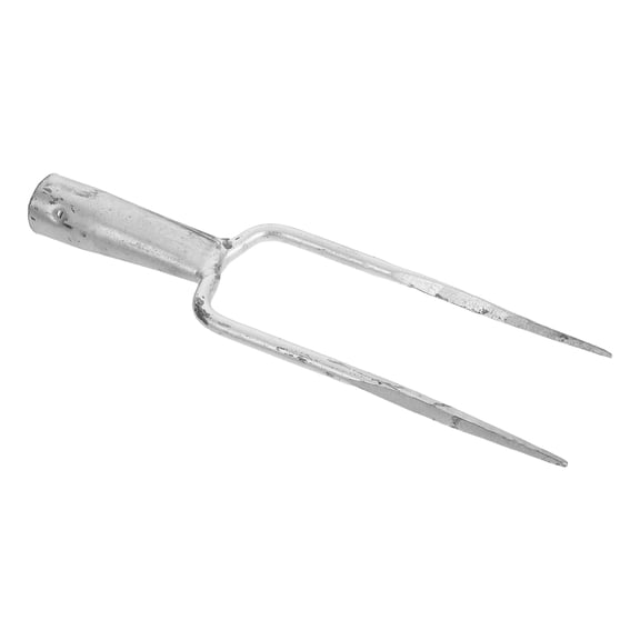 HOOWIFFY Professional Steel Garden Fork Head Compatible with 35 Cm Handle for Weeding