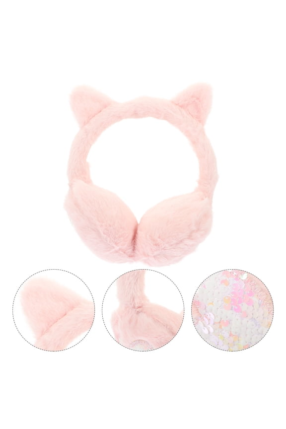 Plush Winter Ear Muffs, Soft and Breathable Warm Ear Covers for Outdoor Cold Weather