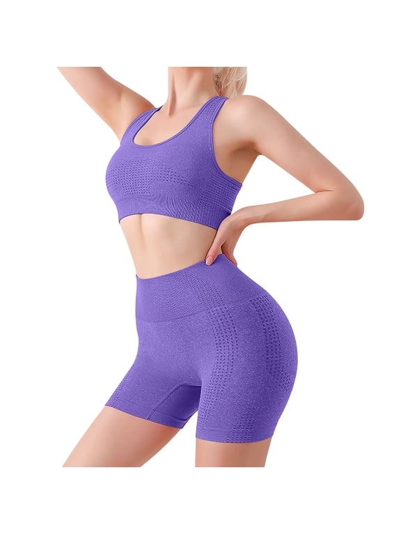 Clothing Set, Lightweight Comfortable Activewear Outfit for Workout, Gym, Fitness and Sports Training