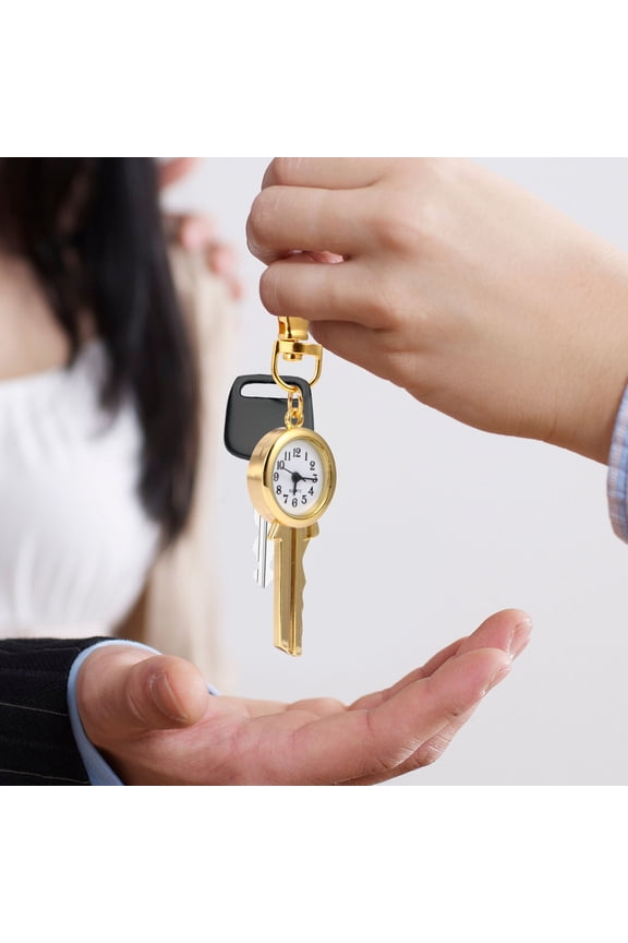 Quartz Pocket Watch Keychain Time Telling 1Pcs for Daily Use