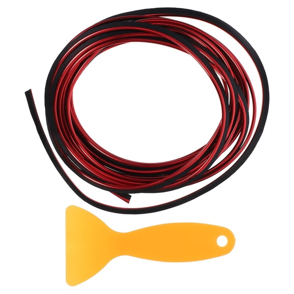 HOOWIFFY Universal Red Car Interior Trim Panel, and Fade Resistant Vehicle Decoration Accessory