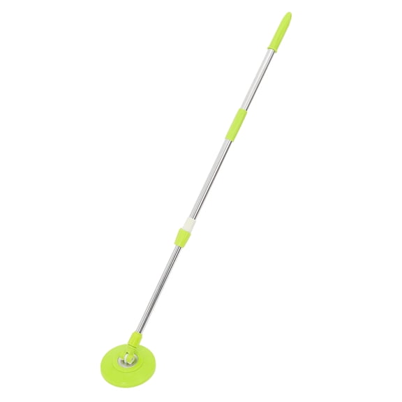 HOOWIFFY Stainless Steel Detachable Mop Pole Green Rotating Handle for Mop