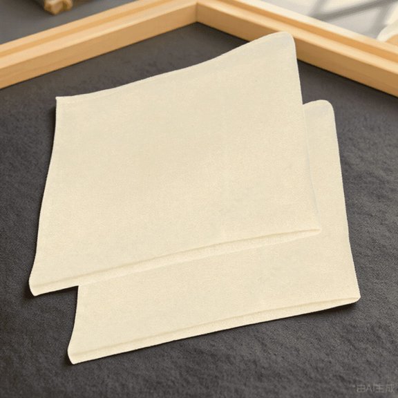 HOOWIFFY Reusable Filter Cloth Beige Fabric Cheese Cloths for Home Cooks 2Pcs