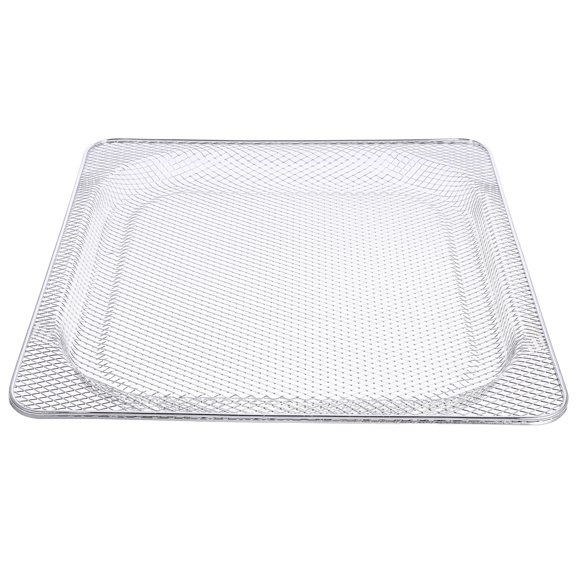 HOOWIFFY White Stainless Steel Fry Basket for Oven Non-Stick Oil Draining Feature