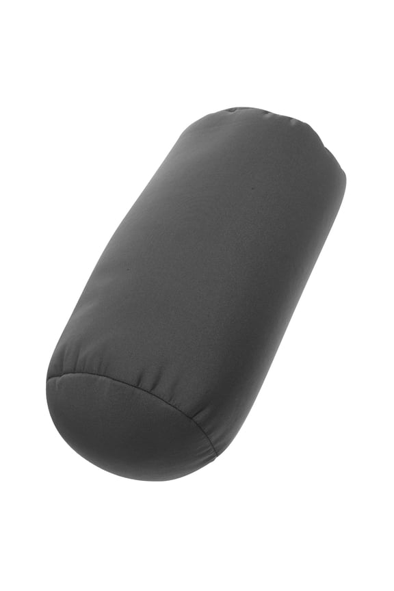 Ergonomic Grey Roll Pillow for Neck Support on Couch, Comfortable Fiber, 1 Set