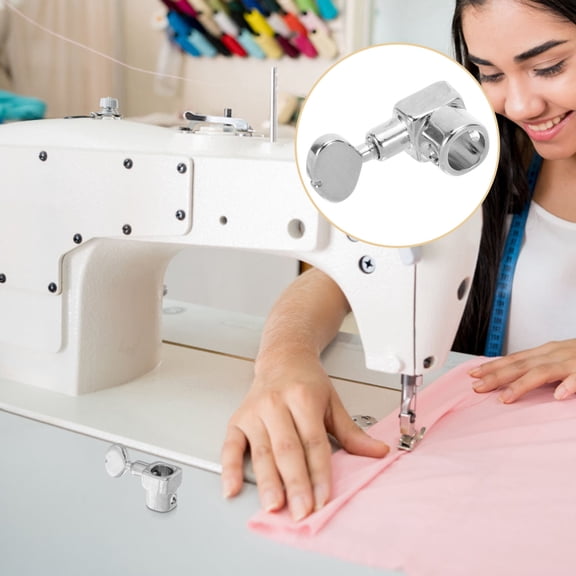 HOOWIFFY Metal Needle Clamp Holder for Sewing Machines with Rotatable Handle and Secure Screw Fitting Accessory for Easy Use