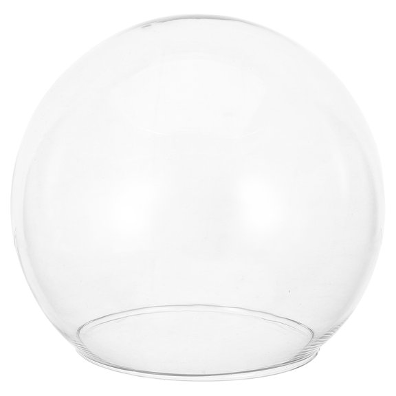 HOOWIFFY Round Transparent Glass Dome Cloche for Pocket Watch Storage and Display Case