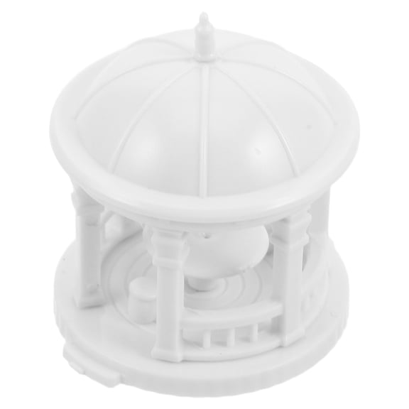 HOOWIFFY Durable Scale Gazebo Model for Fairy Garden Decor 2pcs Bonsai Micro Landscape Accessories Easy to Clean Design