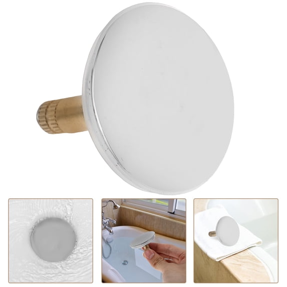 HOOWIFFY 1-Pack Plastic Drain Stopper with Sealing Function for Bathtub and Bathroom Use, and Easy to Clean
