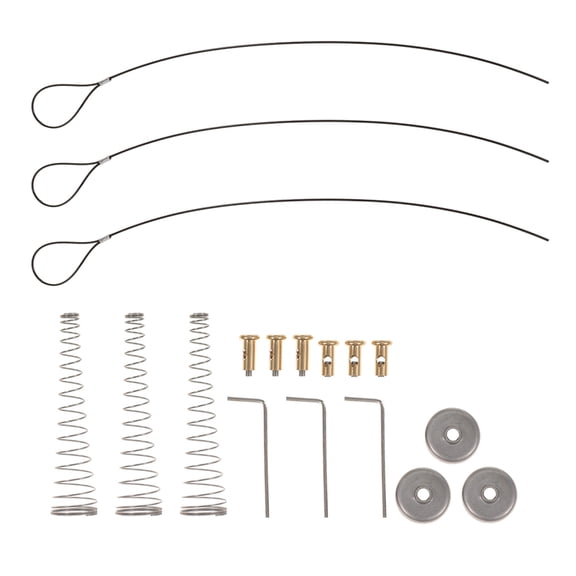 HOOWIFFY Secure Closure Gate Latch Cable Pull PVC For Metal Doors Yards 3 Sets
