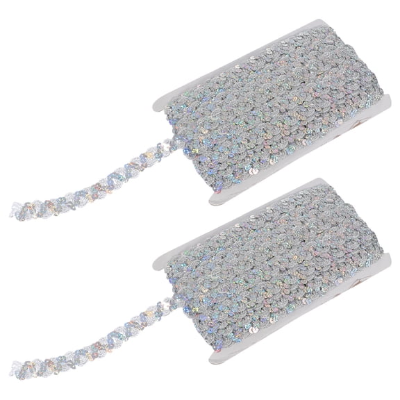 HOOWIFFY Polyester Sequin Lace 2Set 512in Length