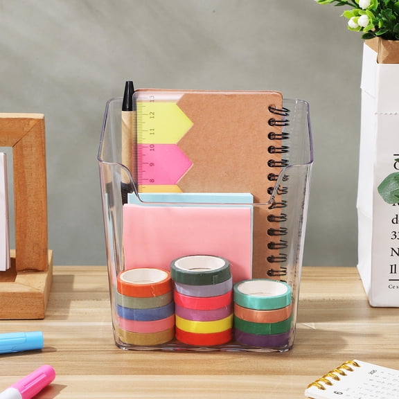 HOOWIFFY Wall-Mounted Pen Holders Set, Modern Desk Organizer for Office, Bathroom, and Home Accessories