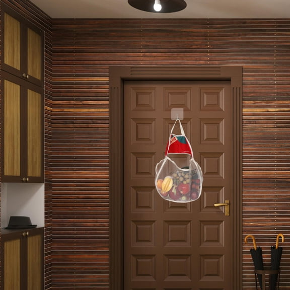 HOOWIFFY Over The Door Hanging Basket for Small Storage Socks Underwear Organizer
