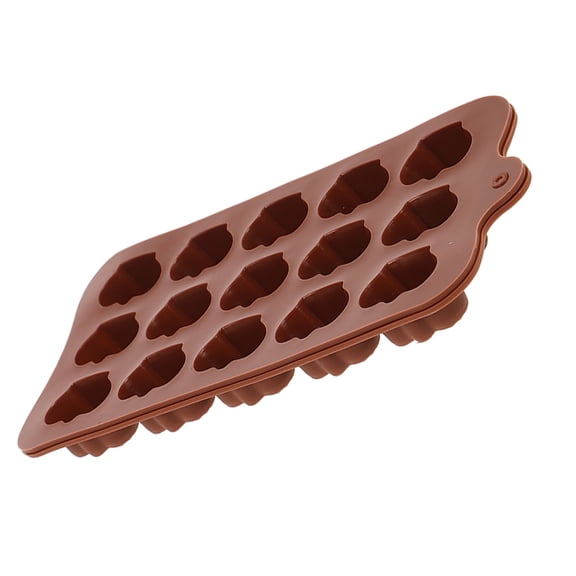HOOWIFFY Silicone Candy Mold Light Brown Crown Design Perfect for Baking Chocolate and Crafts