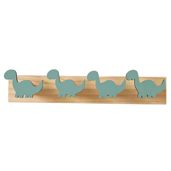 HOOWIFFY Green Dinosaur Wall Hook Multi Functional Coat Rack