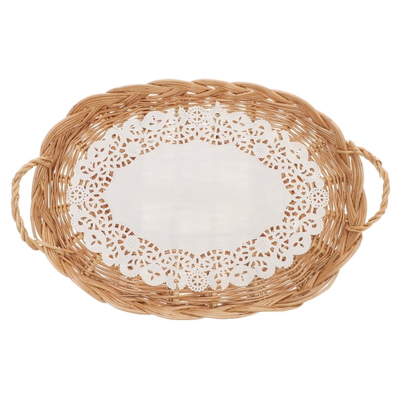 HOOWIFFY Snack Display Serving Baskets Natural Storage Kitchen 1Pack