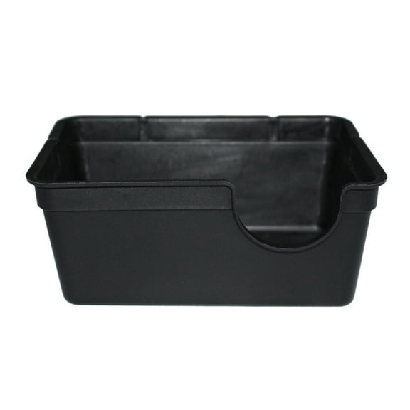 HOOWIFFY Snake Hideout Reptile Habitat Black Plastic 1Set