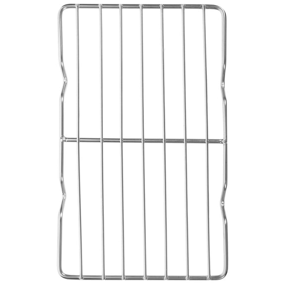 HOOWIFFY Stainless Steel Roasting Rack for Bbq Grilling and Baking Durable Plated Silver Metal Rack