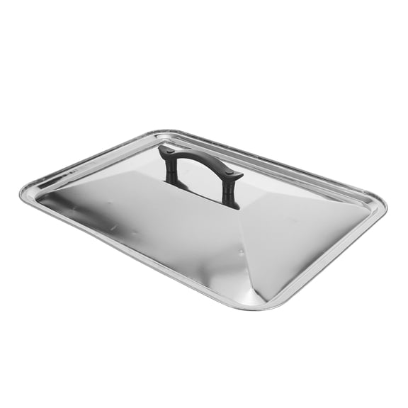 HOOWIFFY Steam Pan Cover Restaurant Pot Lid Silver Heat Retention Cooking Accessories for Professional Chefs 1Pcs