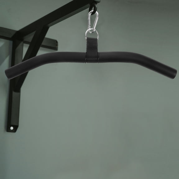 HOOWIFFY Steel Lat Pull Down Tricep Bar for Home Gym Cable Machine and Strength Training Accessories