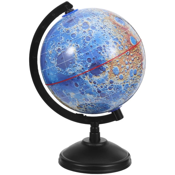 HOOWIFFY Stem Classroom Lunar Globe with Precision Engraving and Rotating Design for Astronomy and Geography
