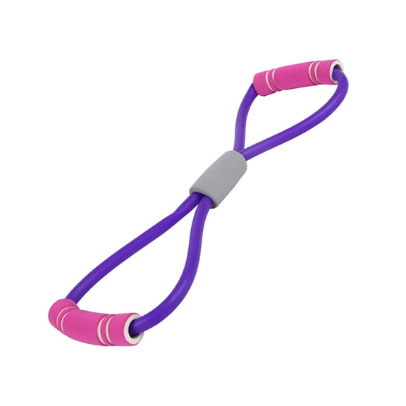 HOOWIFFY Latex Exercise Bands for Legs in Purple Designed for Resistance and Endurance Training