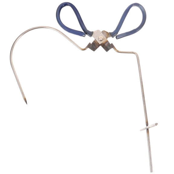 HOOWIFFY Dark Metal Pottery Glazing Plier for Accurate Dipping and Smooth Enamel Application