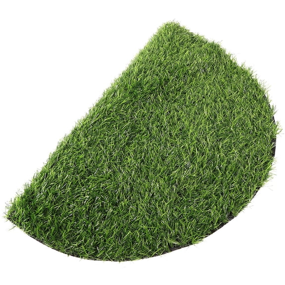 HOOWIFFY Synthetic Grass Turf Mat Fake Grass Decor Green For Buffet Table Settings 1Set