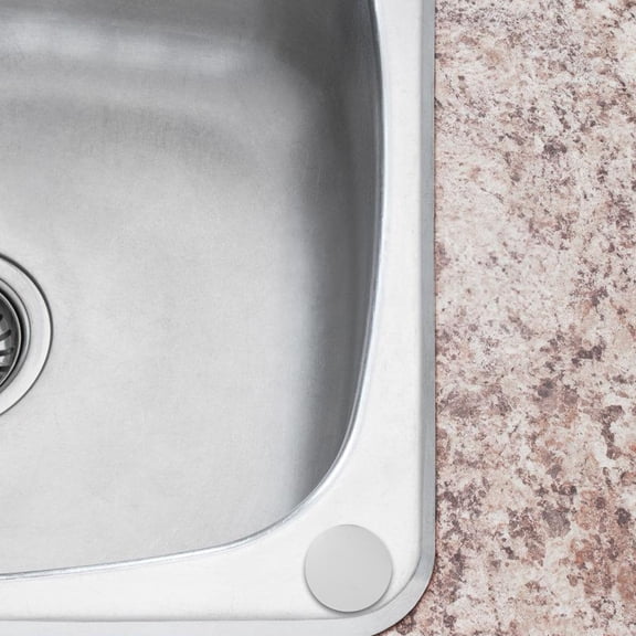HOOWIFFY Sleek Stainless Steel Sink Hole Cover Faucet Cap for Kitchen Sink