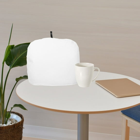HOOWIFFY Insulated White Polyester Teapot Cozy Dust Protection Warmth 1Pcs
