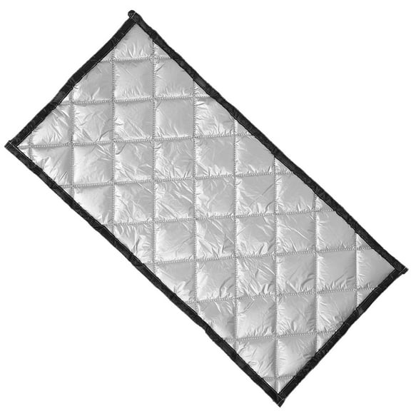 HOOWIFFY Thermal Insulated Soundproof Curtains Silver Oxford Cloth Noise Cancelling for Home Theater 1Pack