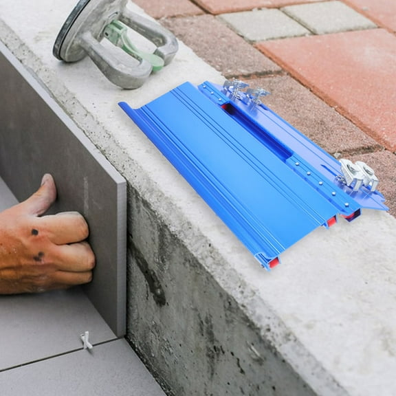 HOOWIFFY Manual Tile Chamfering Guide Adjustable Aluminum Tool for Precise Tile Edge Finishing