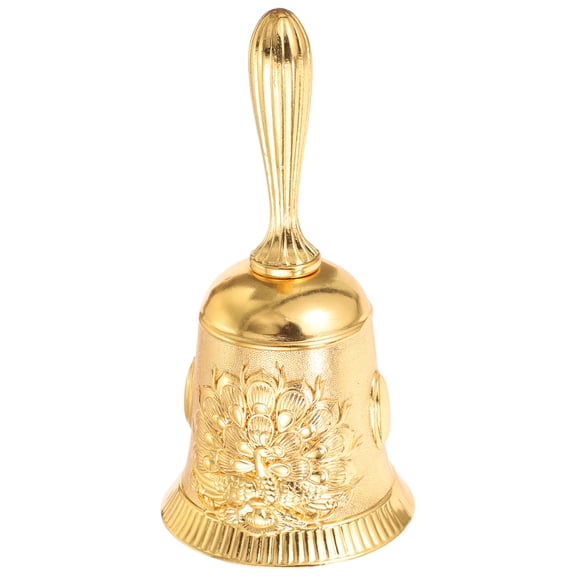 HOOWIFFY Traditional Vintage Style Metal Bell with Comfortable Handle for Bar Restaurant Use