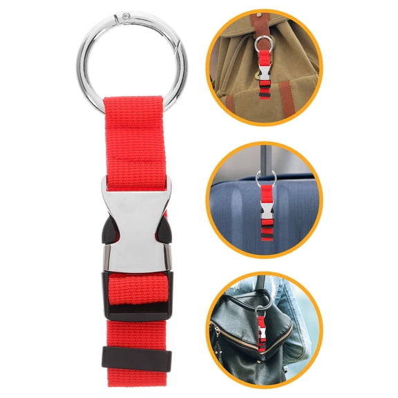 HOOWIFFY Travel Luggage Elastic Strap With Luggage Connector Strap Nylon 1Pcs