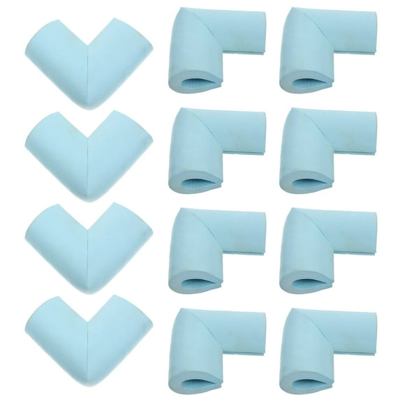 HOOWIFFY Soft Foam Corner Protectors, Sky , U-Shaped Furniture Edge Guards, Child Safety, 12 Pieces