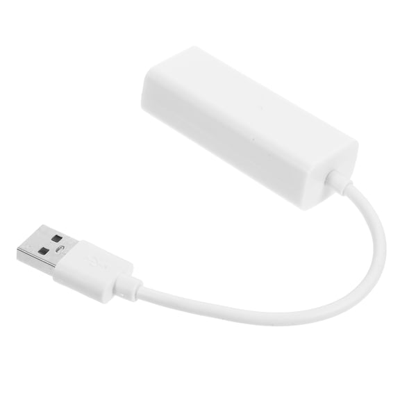 HOOWIFFY Gigabit USB Ethernet Adapter White USB 2.0 Network Adapter for Computer